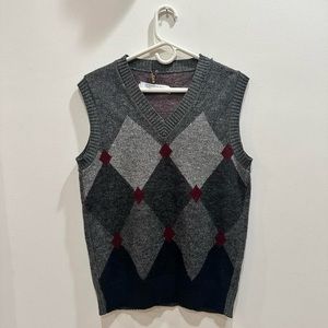 Vintage Londen Fog knit sweater vest 🖤🩶❣️